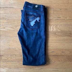Antik Denim sz 28 wide leg denim hard to find!